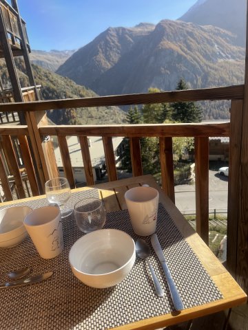 Petit dej sur le balcon