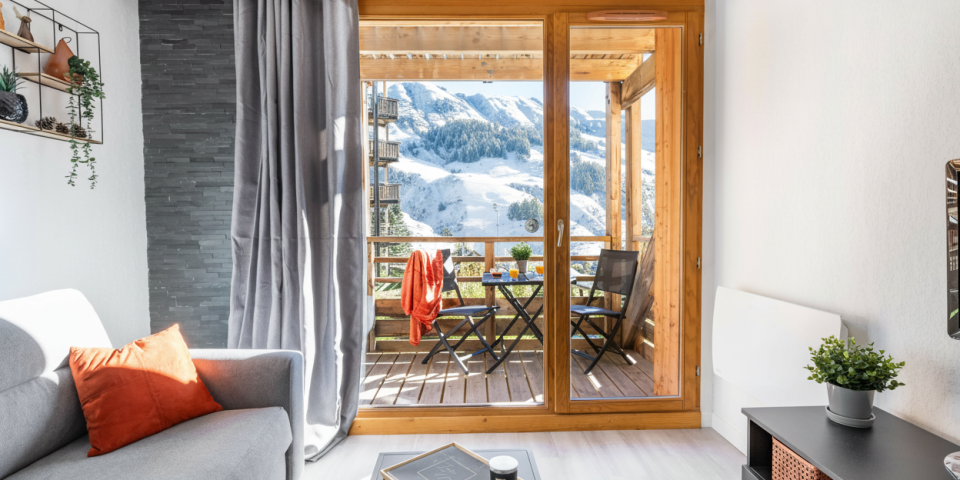 Vue salon-balcon