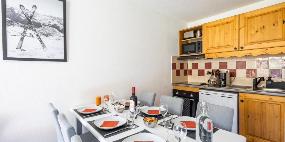 Vue séjour-cuisine