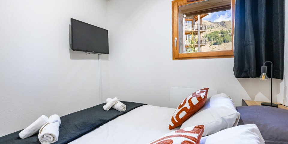 Vue lit chambre double