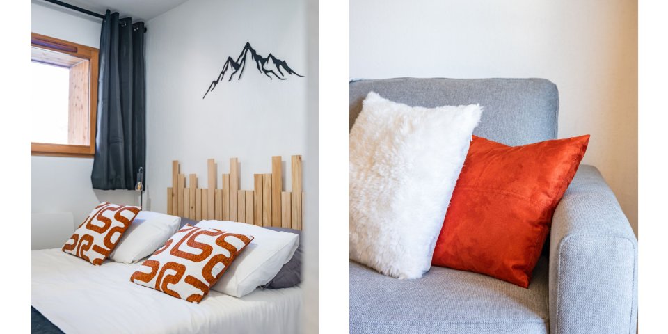 Chambre et canapé: espace de détente