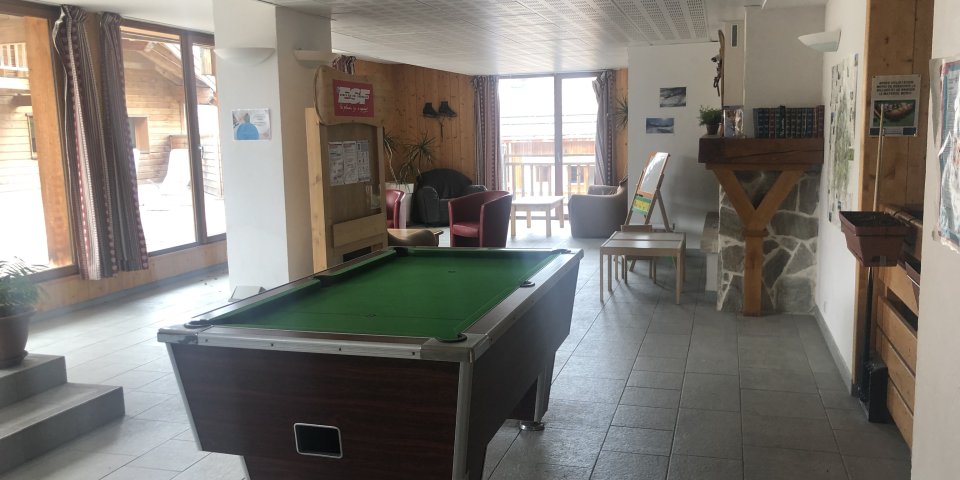 Espace détente de la résidence