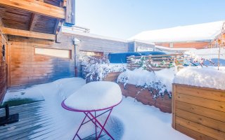 terrasse coté réception