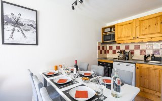 Vue séjour-cuisine