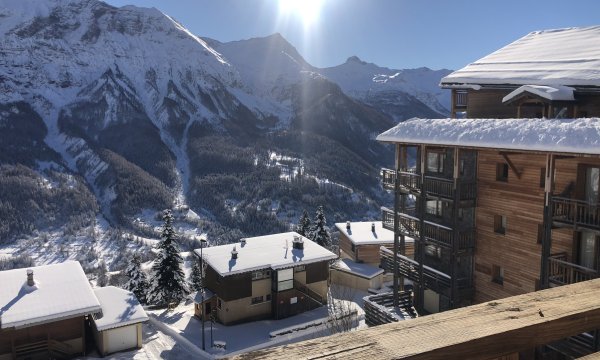 Vue du balcon de l'appartement